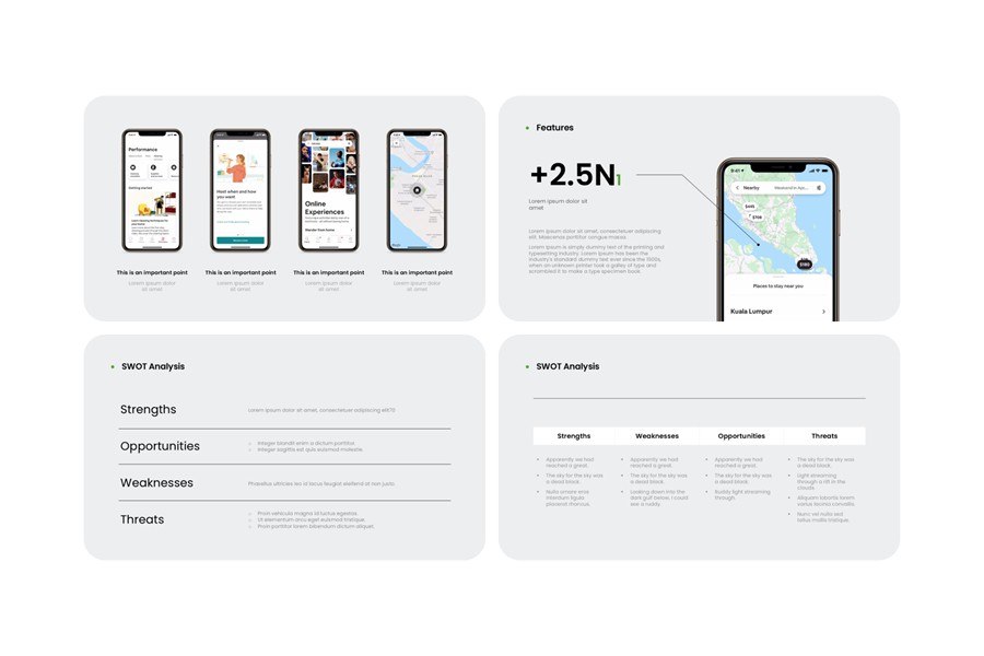 50+项目策划提案年度报表简报图文排版设计PPT/Keynote模板素材 S1mple Presentation Template 幻灯图表 sucaiwan.com