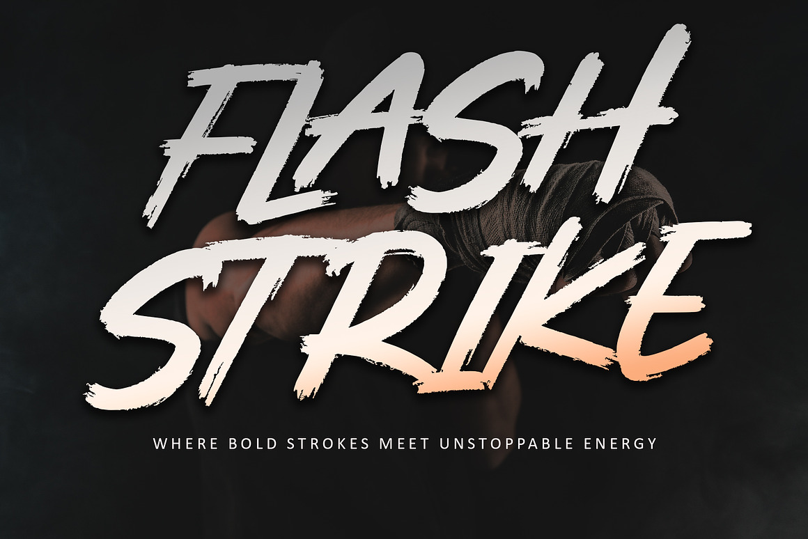 现代时尚品牌海报徽标设计手写英文字体安装包 Flashstrike 设计素材 第1张-素材湾丨精选海外优质设计素材资源 现代时尚品牌海报徽标设计手写英文字体安装包 Flashstrike 设计素材 sucaiwan.com