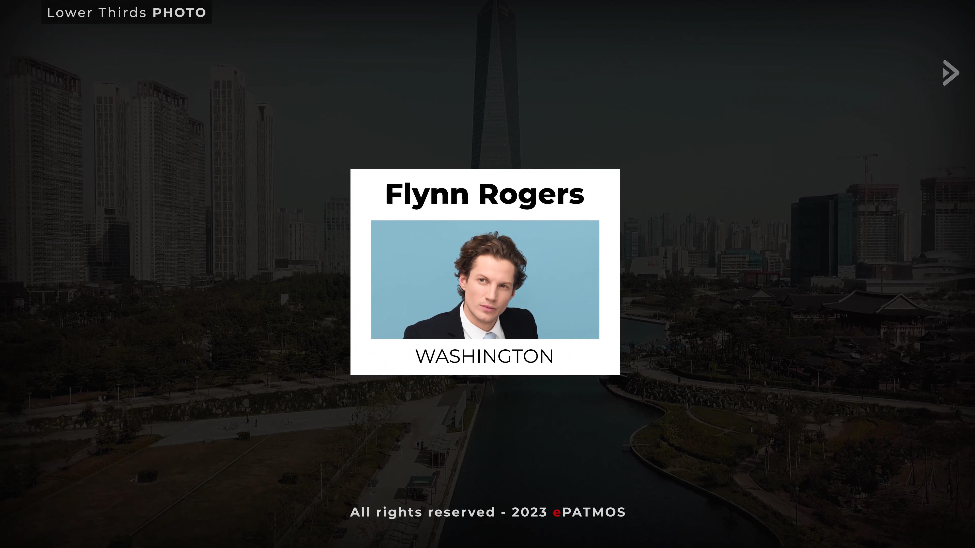 FCPX插件：创意粗体下横栏人物介绍文字标题动画 可更换图片 , sucaiwan.com