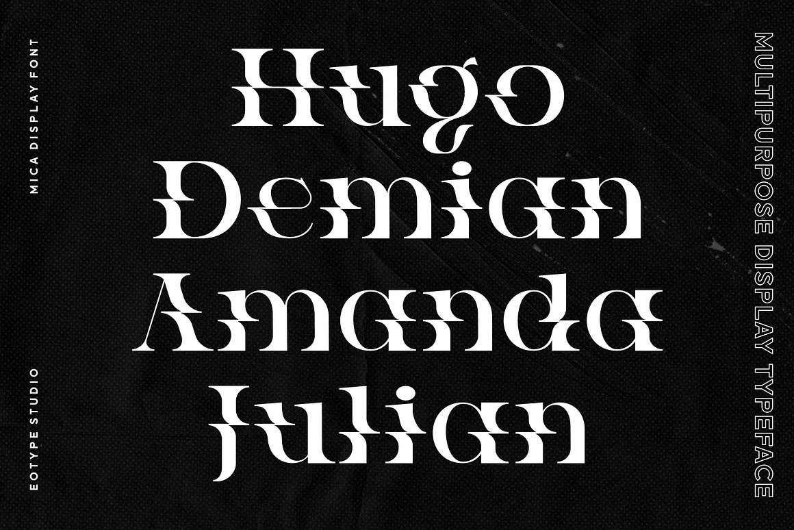 复古故障冲击力装饰性哥特衬线西文排版标题英文字体Mica Display Font 设计素材 第5张-素材湾丨精选海外优质设计素材资源 复古故障冲击力装饰性哥特衬线西文排版标题英文字体Mica Display Font 设计素材 sucaiwan.com