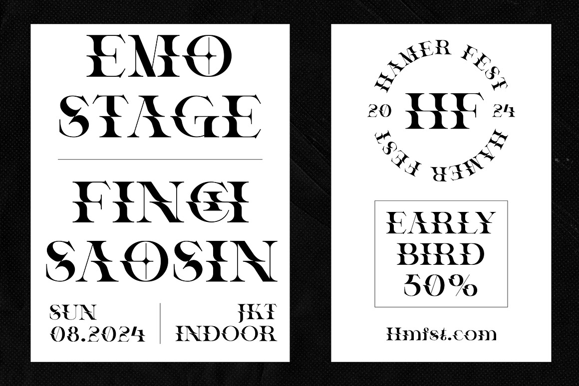 复古故障冲击力装饰性哥特衬线西文排版标题英文字体Mica Display Font 设计素材 第6张-素材湾丨精选海外优质设计素材资源 复古故障冲击力装饰性哥特衬线西文排版标题英文字体Mica Display Font 设计素材 sucaiwan.com