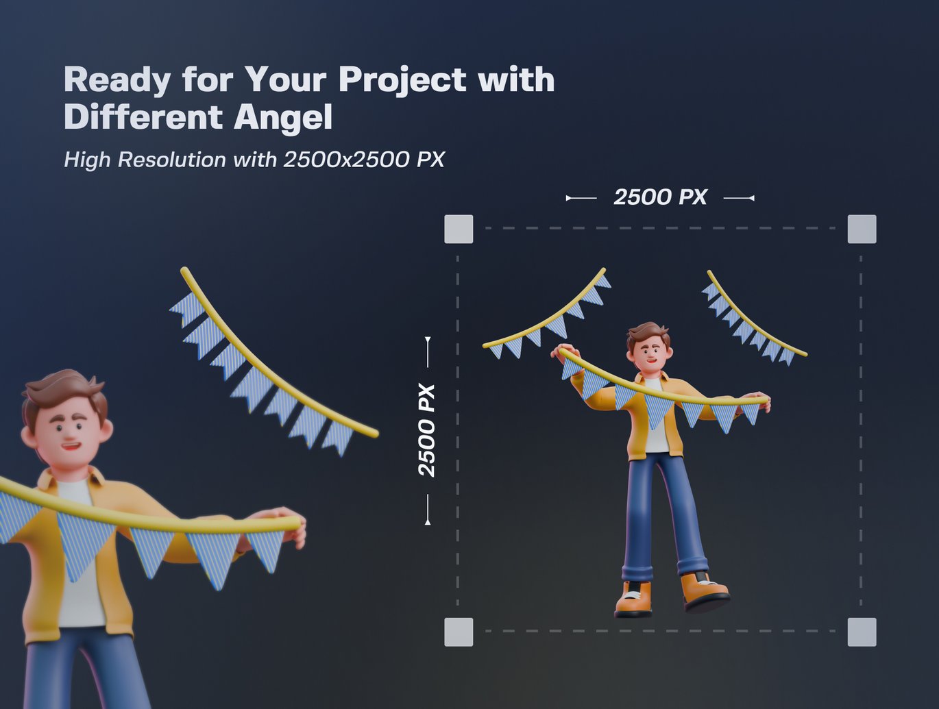 2025新年氛围活力跨年新年庆祝圣诞节日俏皮3D角色插画卡通 , 第7张-素材湾丨精选海外优质设计素材资源 2025新年氛围活力跨年新年庆祝圣诞节日俏皮3D角色插画卡通 , sucaiwan.com
