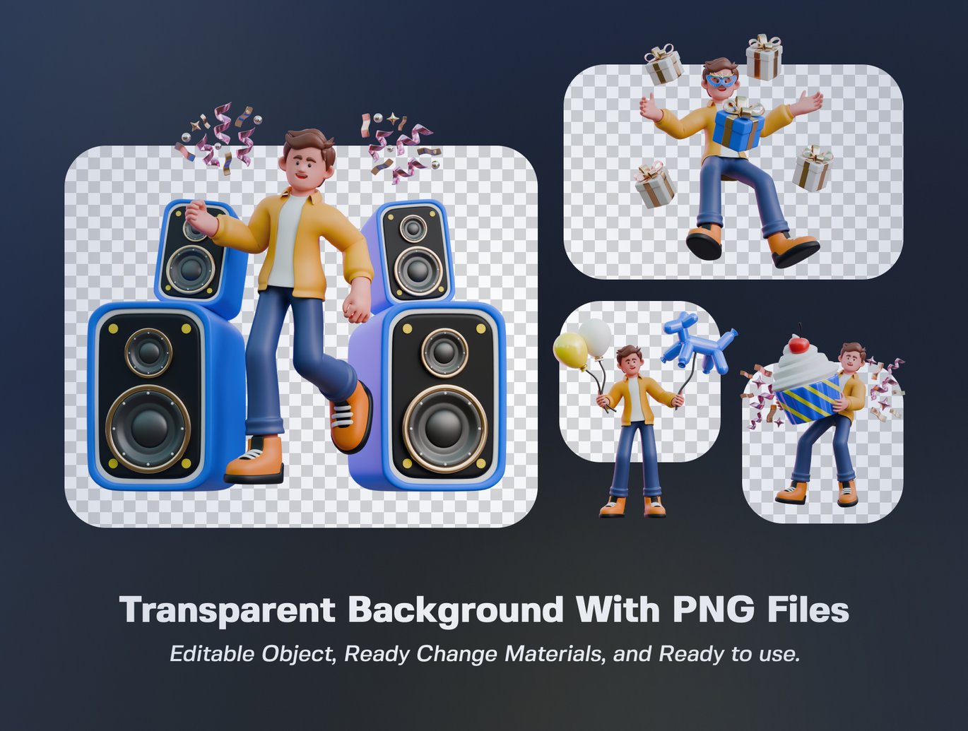 2025新年氛围活力跨年新年庆祝圣诞节日俏皮3D角色插画卡通 , 第8张-素材湾丨精选海外优质设计素材资源 2025新年氛围活力跨年新年庆祝圣诞节日俏皮3D角色插画卡通 , sucaiwan.com