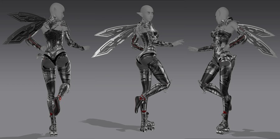 Zbrush/Substance Painter创建动漫角色盔甲衣服模型视频教程 HOW I CREATE ARMOR & CLOTHES with Marvelous Designer 设计教程 第3张-素材湾丨精选海外优质设计素材资源 Zbrush/Substance Painter创建动漫角色盔甲衣服模型视频教程 HOW I CREATE ARMOR & CLOTHES with Marvelous Designer 设计教程 sucaiwan.com