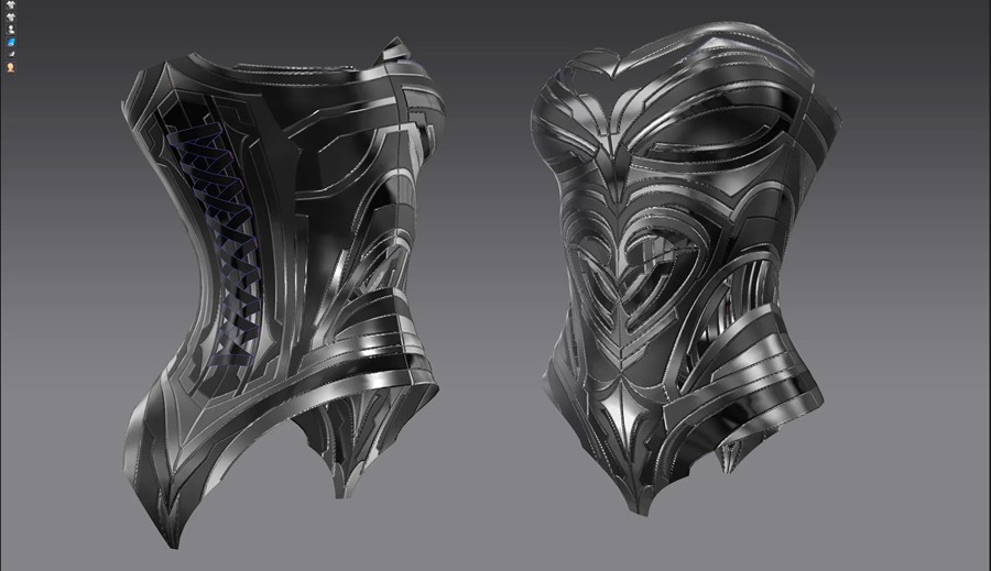 Zbrush/Substance Painter创建动漫角色盔甲衣服模型视频教程 HOW I CREATE ARMOR & CLOTHES with Marvelous Designer 设计教程 第6张-素材湾丨精选海外优质设计素材资源 Zbrush/Substance Painter创建动漫角色盔甲衣服模型视频教程 HOW I CREATE ARMOR & CLOTHES with Marvelous Designer 设计教程 sucaiwan.com