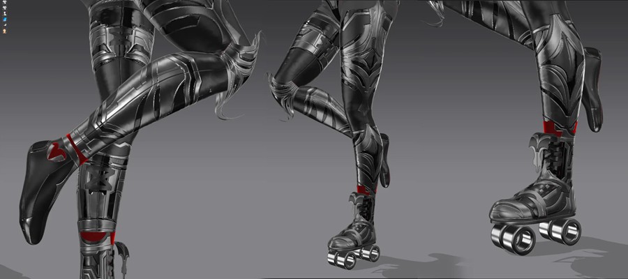 Zbrush/Substance Painter创建动漫角色盔甲衣服模型视频教程 HOW I CREATE ARMOR & CLOTHES with Marvelous Designer 设计教程 第9张-素材湾丨精选海外优质设计素材资源 Zbrush/Substance Painter创建动漫角色盔甲衣服模型视频教程 HOW I CREATE ARMOR & CLOTHES with Marvelous Designer 设计教程 sucaiwan.com