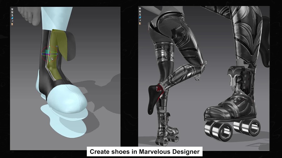 Zbrush/Substance Painter创建动漫角色盔甲衣服模型视频教程 HOW I CREATE ARMOR & CLOTHES with Marvelous Designer 设计教程 第8张-素材湾丨精选海外优质设计素材资源 Zbrush/Substance Painter创建动漫角色盔甲衣服模型视频教程 HOW I CREATE ARMOR & CLOTHES with Marvelous Designer 设计教程 sucaiwan.com