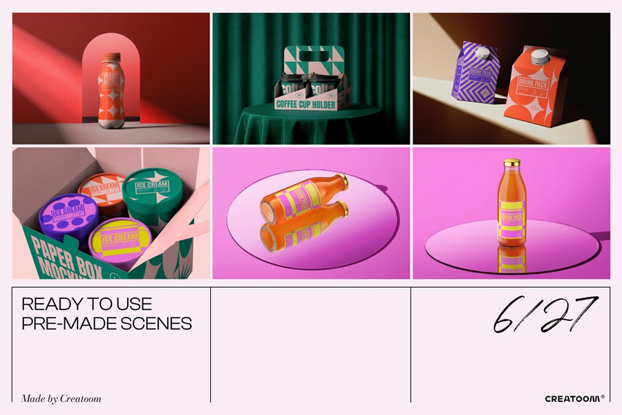 高级听装饮料利乐装果汁罐头食品酸奶冰淇淋纸盒易拉罐塑料瓶PSD样机 Mockup packaging set – part 2 样机素材 第3张-素材湾丨精选海外优质设计素材资源 高级听装饮料利乐装果汁罐头食品酸奶冰淇淋纸盒易拉罐塑料瓶PSD样机 Mockup packaging set – part 2 样机素材 sucaiwan.com