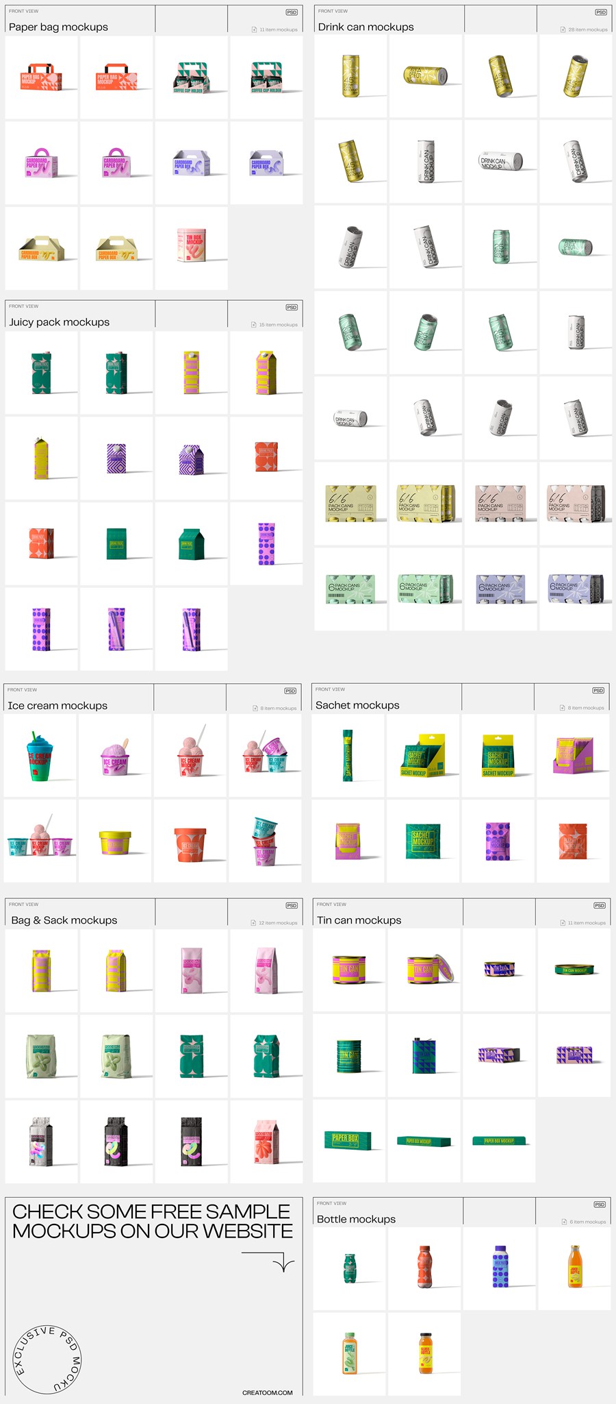 高级听装饮料利乐装果汁罐头食品酸奶冰淇淋纸盒易拉罐塑料瓶PSD样机 Mockup packaging set – part 2 样机素材 第11张-素材湾丨精选海外优质设计素材资源 高级听装饮料利乐装果汁罐头食品酸奶冰淇淋纸盒易拉罐塑料瓶PSD样机 Mockup packaging set – part 2 样机素材 sucaiwan.com