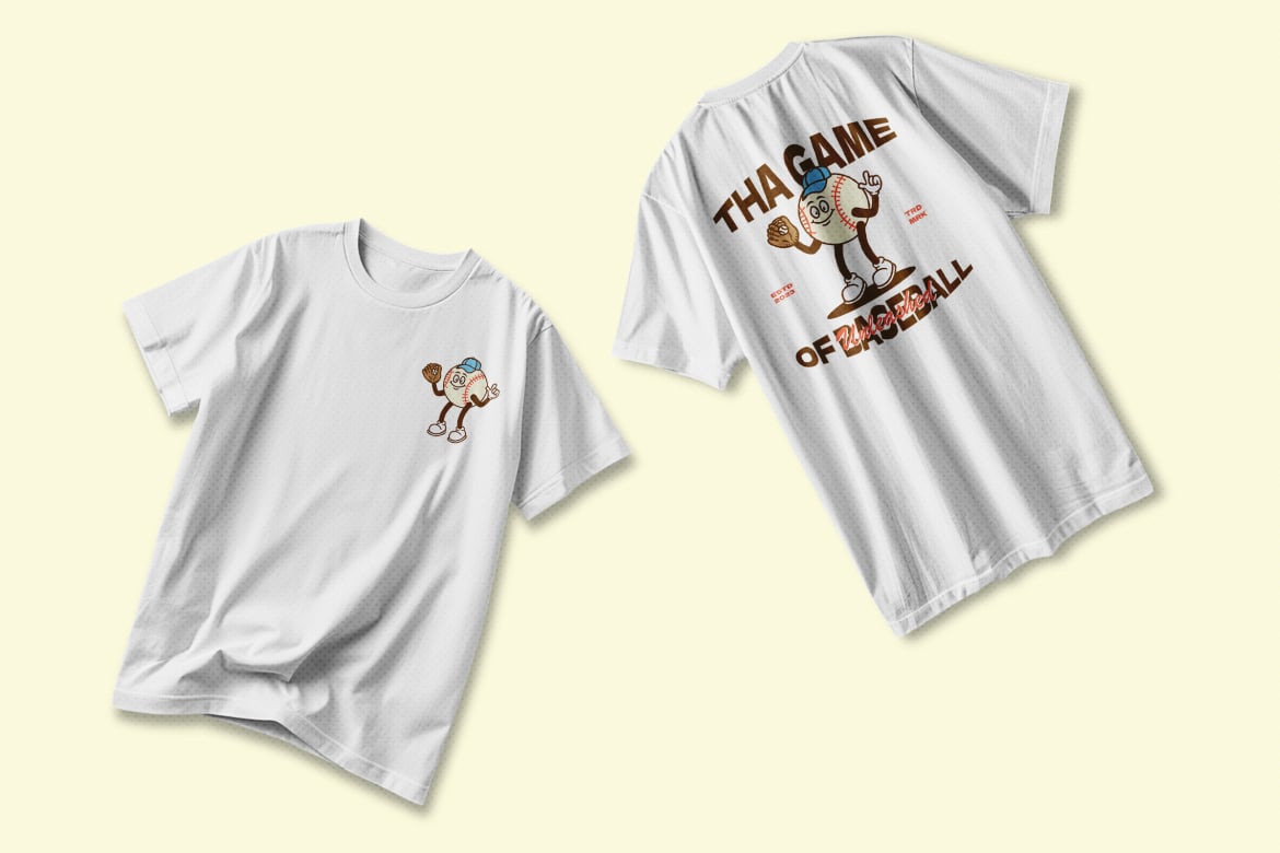 复古趣味卡通球类运动人物AI矢量插画插图PNG设计元素Retro Mascot Ball Character Illustration , 第6张-素材湾丨精选海外优质设计素材资源 复古趣味卡通球类运动人物AI矢量插画插图PNG设计元素Retro Mascot Ball Character Illustration , sucaiwan.com