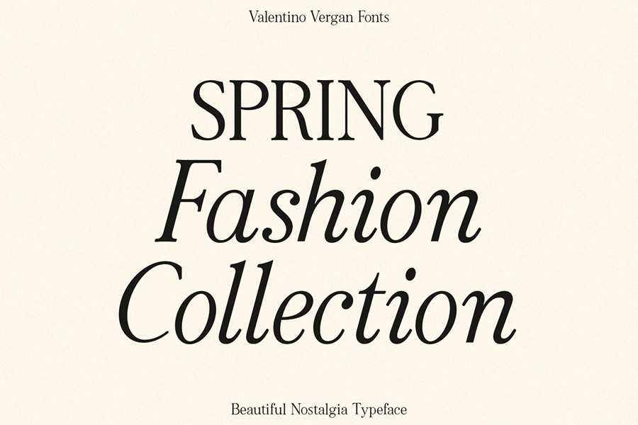 优雅复古杂志婚礼请柬网站设计衬线英文字体安装包 Beautiful Nostalgia – Serif Font 设计素材 第12张-素材湾丨精选海外优质设计素材资源 优雅复古杂志婚礼请柬网站设计衬线英文字体安装包 Beautiful Nostalgia – Serif Font 设计素材 sucaiwan.com