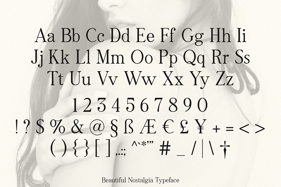 优雅复古杂志婚礼请柬网站设计衬线英文字体安装包 Beautiful Nostalgia – Serif Font 设计素材 第17张-素材湾丨精选海外优质设计素材资源 优雅复古杂志婚礼请柬网站设计衬线英文字体安装包 Beautiful Nostalgia – Serif Font 设计素材 sucaiwan.com