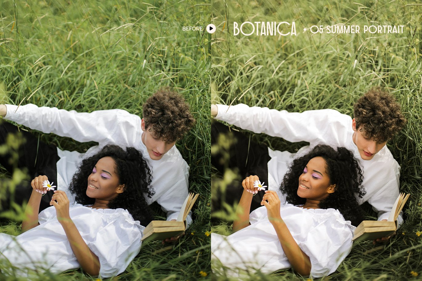 清新柔和夏日情侣摄影照片调色Lightroom预设 Botanica Portrait Lightroom Presets 插件预设 第3张-素材湾丨精选海外优质设计素材资源 清新柔和夏日情侣摄影照片调色Lightroom预设 Botanica Portrait Lightroom Presets 插件预设 sucaiwan.com