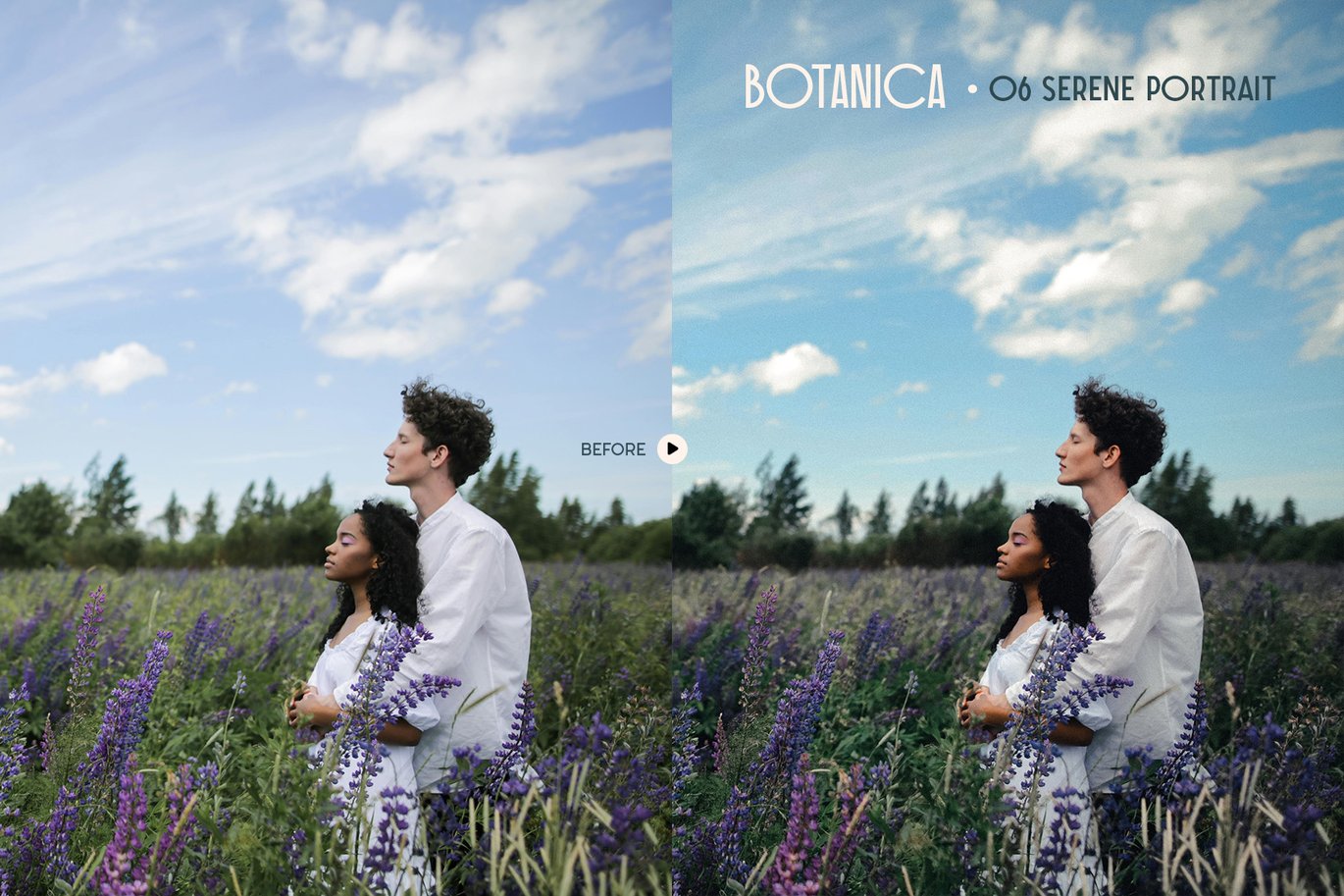 清新柔和夏日情侣摄影照片调色Lightroom预设 Botanica Portrait Lightroom Presets 插件预设 第5张-素材湾丨精选海外优质设计素材资源 清新柔和夏日情侣摄影照片调色Lightroom预设 Botanica Portrait Lightroom Presets 插件预设 sucaiwan.com