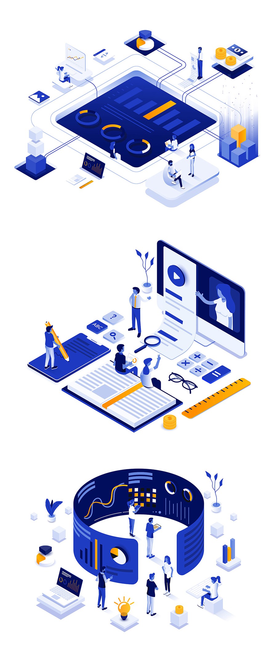 10幅时尚2.5D等距网站APP界面设计矢量插图插画AI/Figma/JPG格式素材 Isometric Ui illustrations APP UI 第9张-素材湾丨精选海外优质设计素材资源 10幅时尚2.5D等距网站APP界面设计矢量插图插画AI/Figma/JPG格式素材 Isometric Ui illustrations APP UI sucaiwan.com