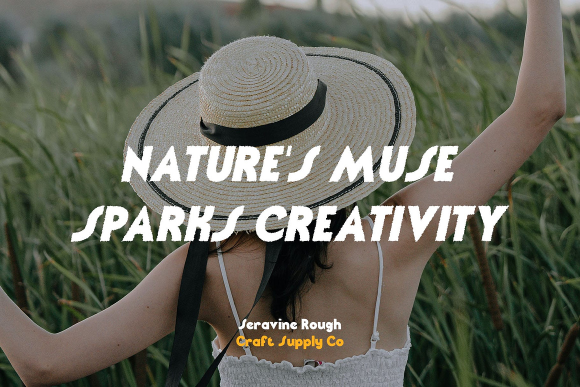 时尚复古品牌海报徽标设计无衬线英文字体安装包 Seravine Rough 设计素材 第3张-素材湾丨精选海外优质设计素材资源 时尚复古品牌海报徽标设计无衬线英文字体安装包 Seravine Rough 设计素材 sucaiwan.com