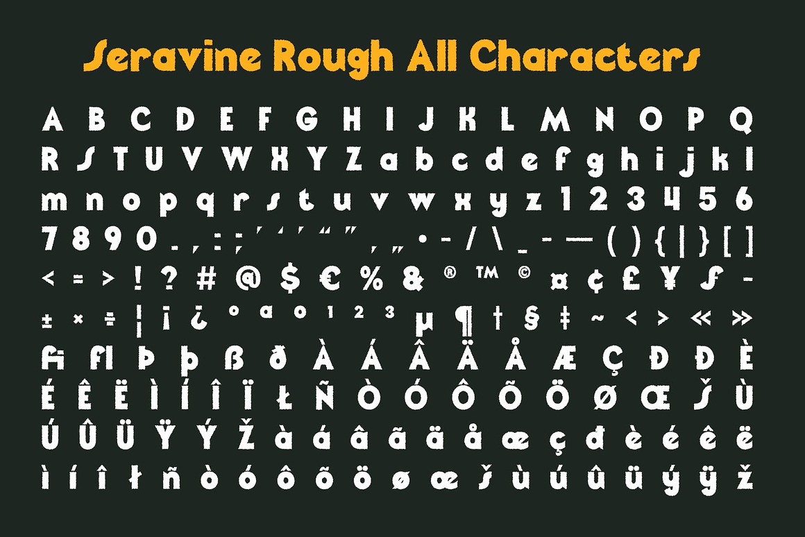 时尚复古品牌海报徽标设计无衬线英文字体安装包 Seravine Rough 设计素材 第8张-素材湾丨精选海外优质设计素材资源 时尚复古品牌海报徽标设计无衬线英文字体安装包 Seravine Rough 设计素材 sucaiwan.com