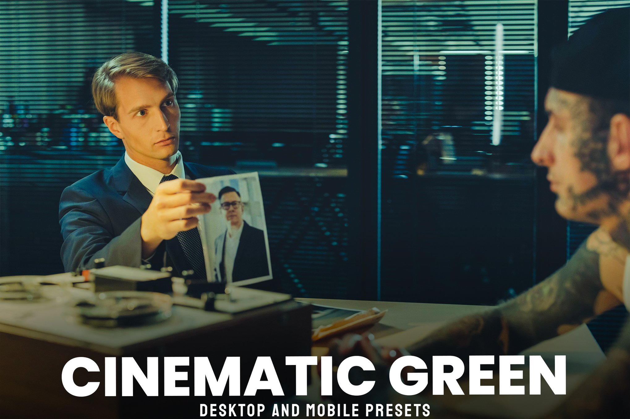 复古怀旧绿色调电影摄影照片调色Lightroom预设 Cinematic Green – Desktop and Mobile Presets 插件预设 第1张-素材湾丨精选海外优质设计素材资源 复古怀旧绿色调电影摄影照片调色Lightroom预设 Cinematic Green – Desktop and Mobile Presets 插件预设 sucaiwan.com