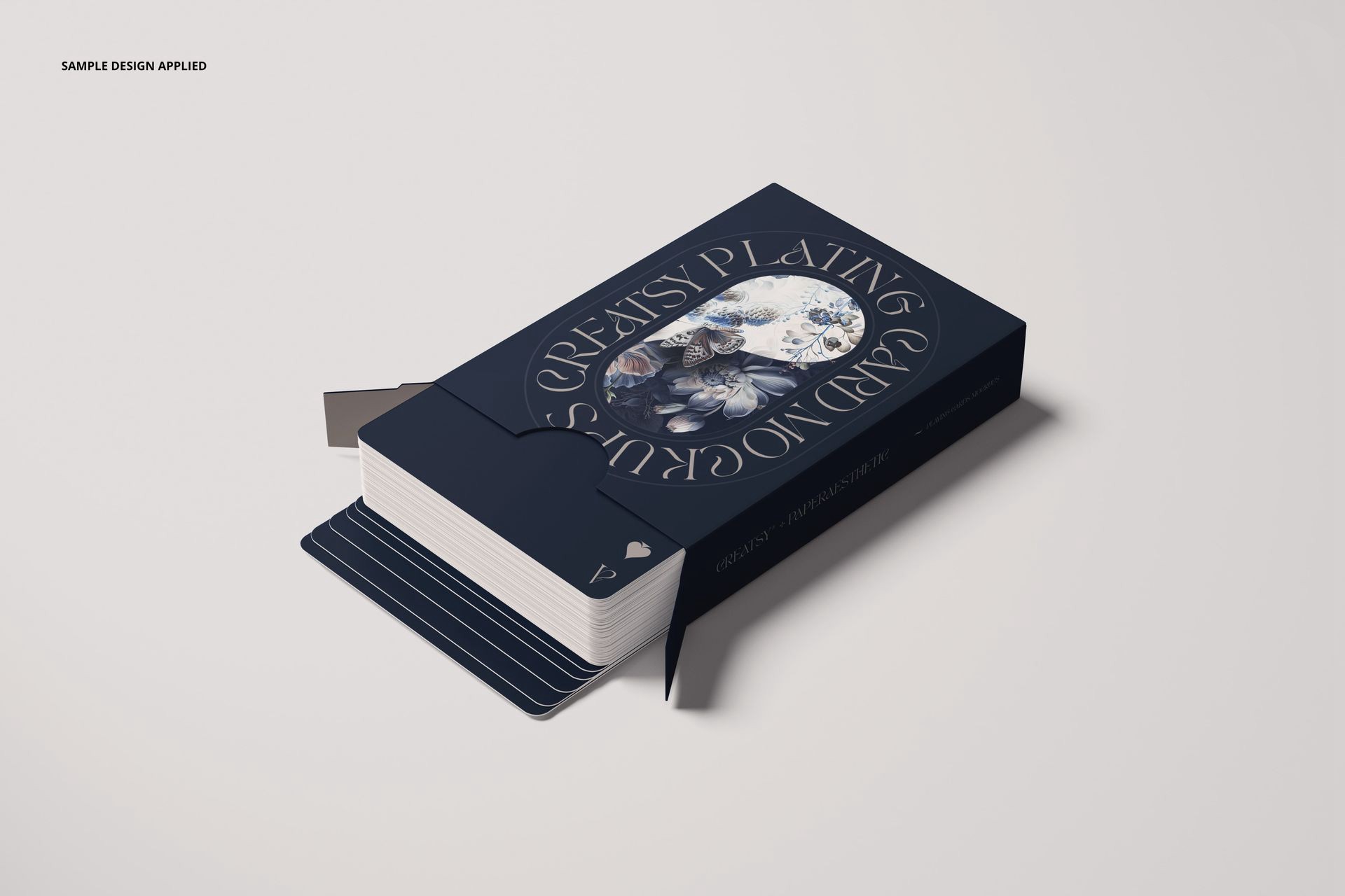 6款时尚扑克牌塔罗牌卡片设计展示效果图PSD样机模板素材 Playing Cards Mockup Set v.1 样机素材 sucaiwan.com