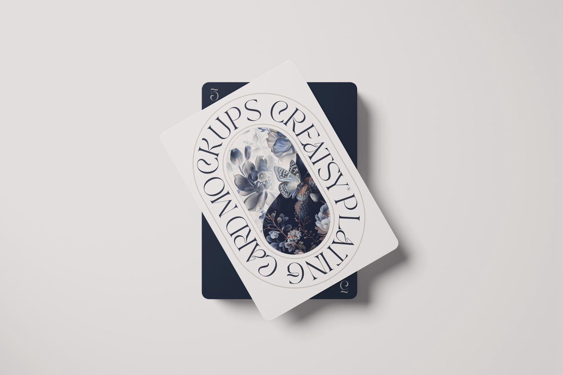 6款时尚扑克牌塔罗牌卡片设计展示效果图PSD样机模板素材 Playing Cards Mockup Set v.1 样机素材 sucaiwan.com