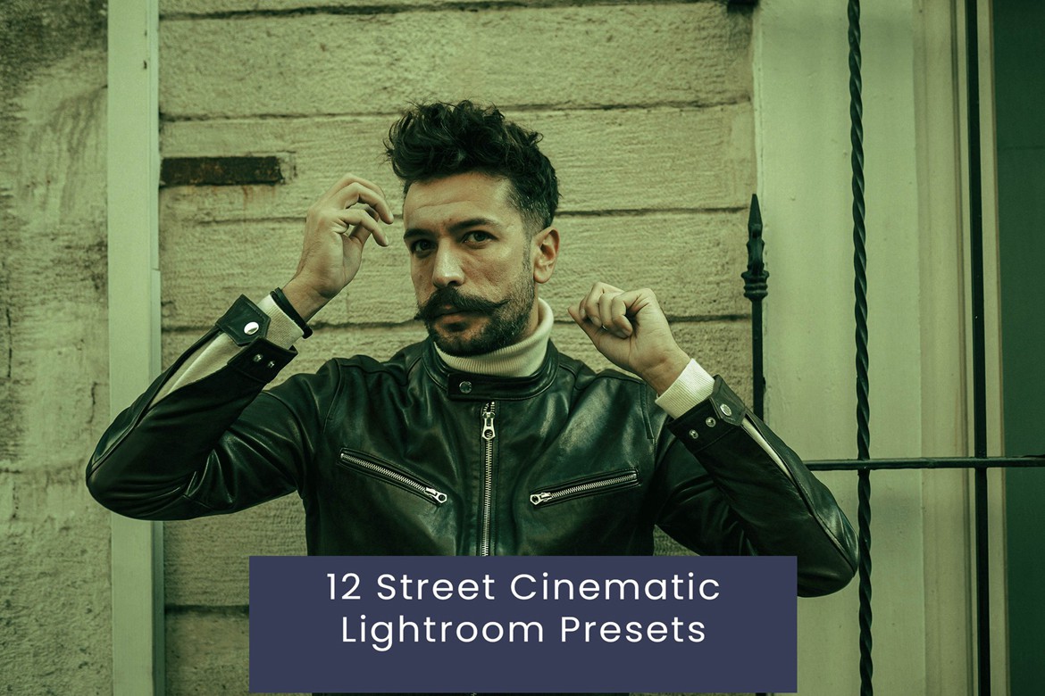 12组复古赛博朋克风街头电影婚礼博主摄影照片调色Lightroom预设 12 Street Cinematic Lightroom Presets 插件预设 第1张-素材湾丨精选海外优质设计素材资源 12组复古赛博朋克风街头电影婚礼博主摄影照片调色Lightroom预设 12 Street Cinematic Lightroom Presets 插件预设 sucaiwan.com