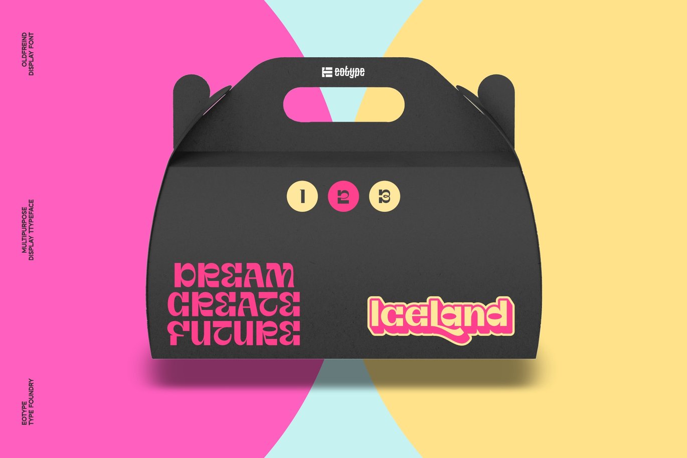 复古俏皮逆反差徽标Logo产品海报标题设计PSAI英文字体安装包 OldFriend – Display Font 设计素材 sucaiwan.com