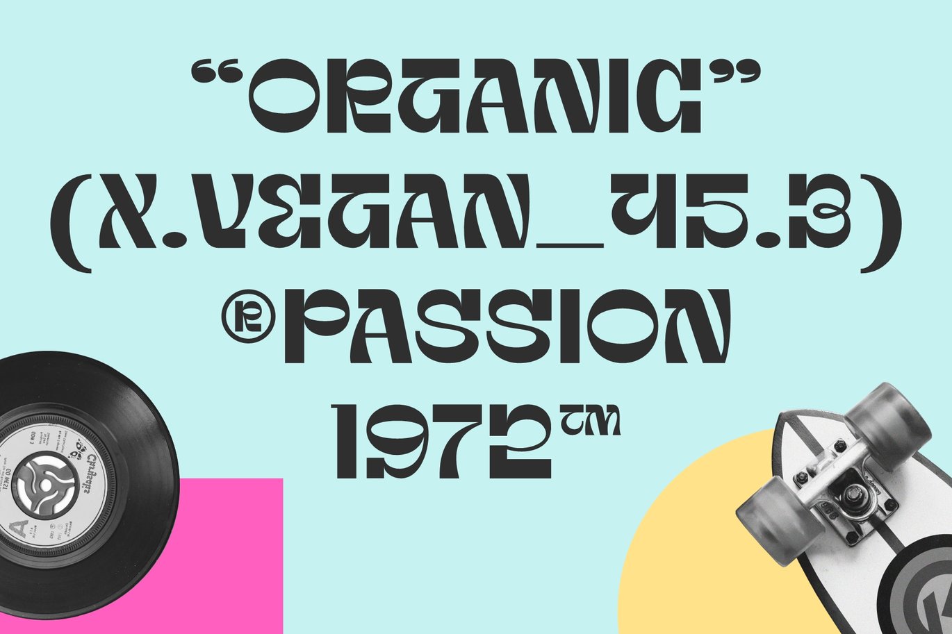 复古俏皮逆反差徽标Logo产品海报标题设计PSAI英文字体安装包 OldFriend – Display Font 设计素材 sucaiwan.com