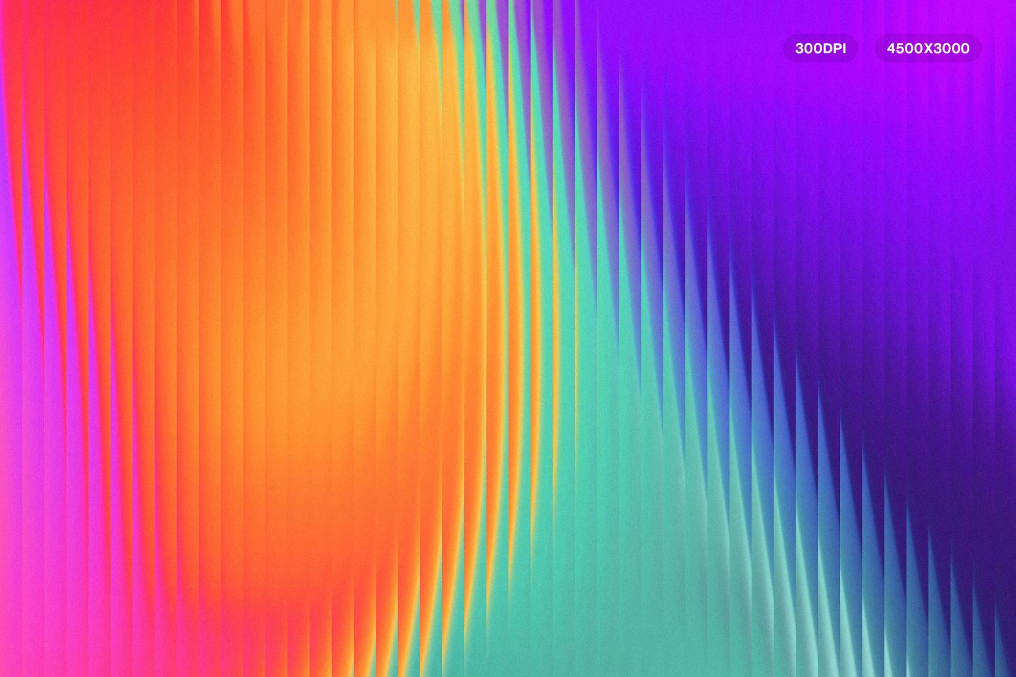 40款彩色玻璃长虹玻璃抽象未来渐变折射效果高清背景图片设计素材 Fractal Glass Gradients 图片素材 sucaiwan.com