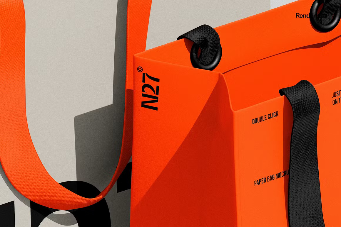 6款时尚商品购物袋手提袋纸袋设计展示效果图PSD样机模板素材 Paper Bag Mockup Set 样机素材 第6张-素材湾丨精选海外优质设计素材资源 6款时尚商品购物袋手提袋纸袋设计展示效果图PSD样机模板素材 Paper Bag Mockup Set 样机素材 sucaiwan.com