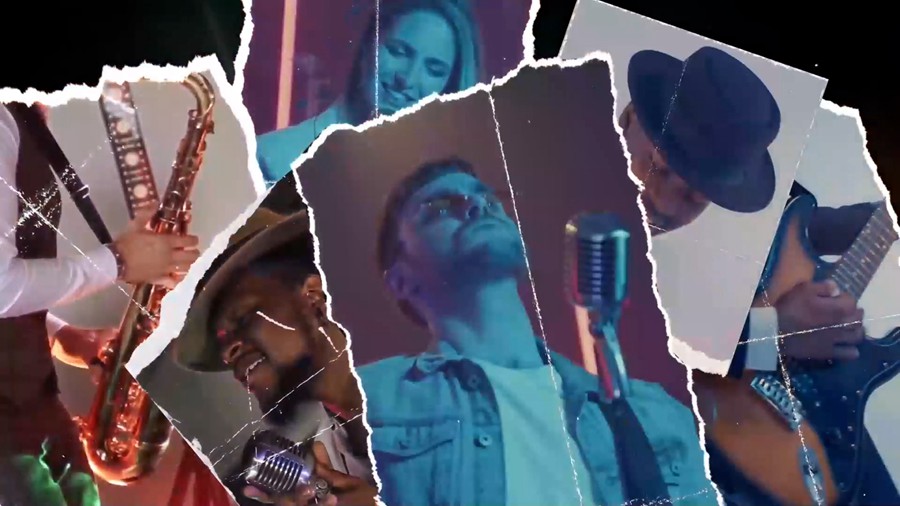 4K复古撕纸拼贴风格转场过渡AE模板 Ripped And Shutter Paper Transitions 影视音频 sucaiwan.com