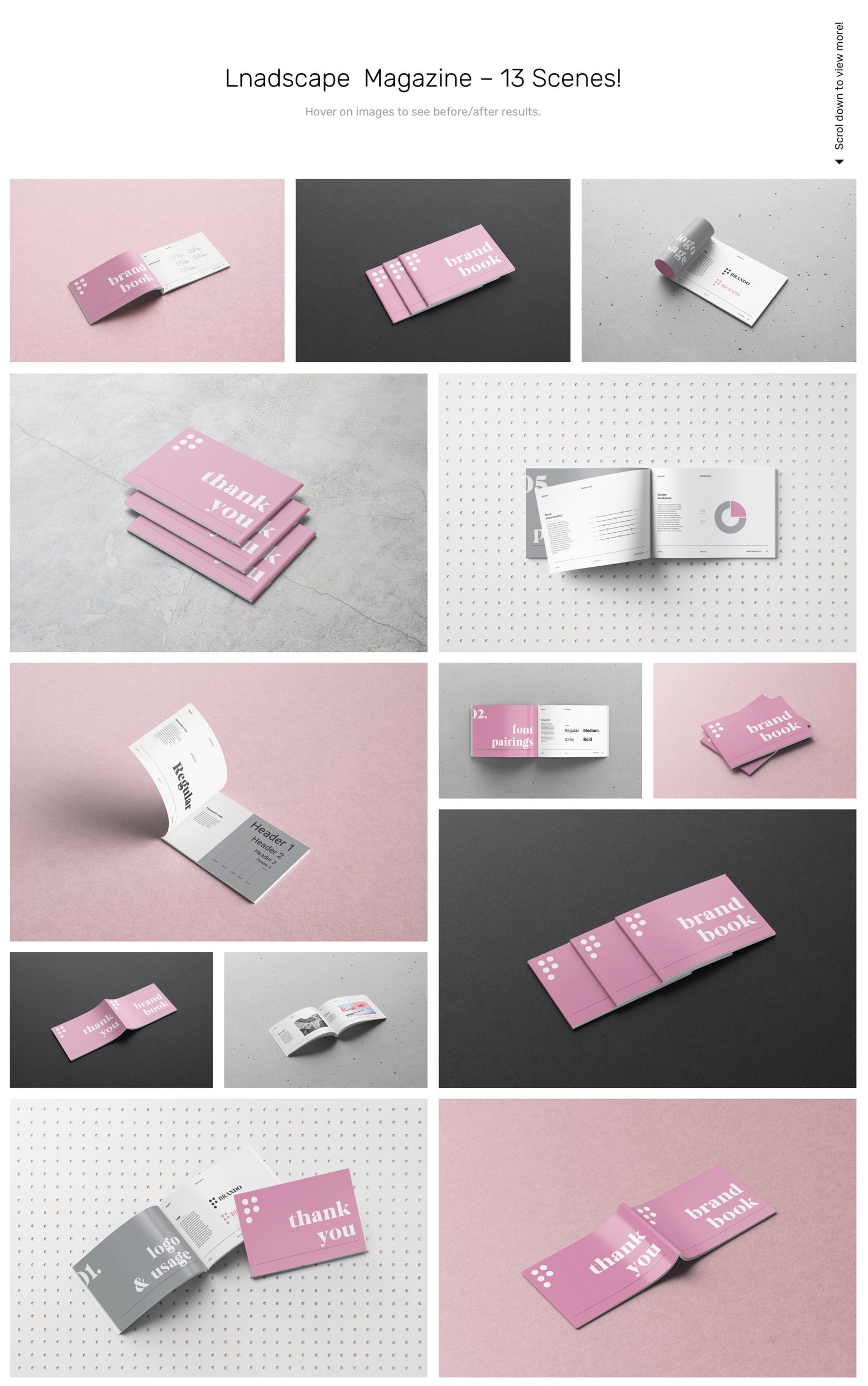 52个时尚简洁杂志打印Photoshop模板 Magazine Mockups - 52 Scenes 样机素材 第6张-素材湾丨精选海外优质设计素材资源 52个时尚简洁杂志打印Photoshop模板 Magazine Mockups - 52 Scenes 样机素材 sucaiwan.com