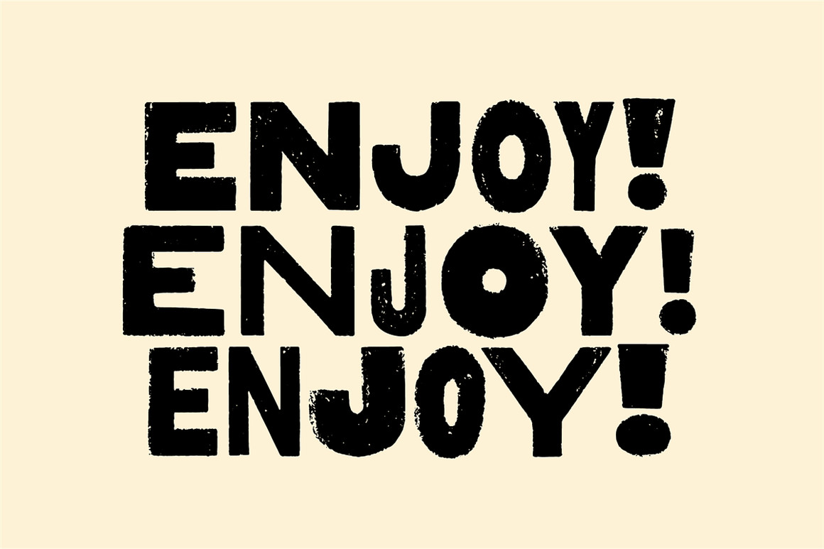 英文字体：复古不完美水墨粗糙渗透印刷墨迹印刷混合手写效果封面海报字体 Mixed Font! , sucaiwan.com