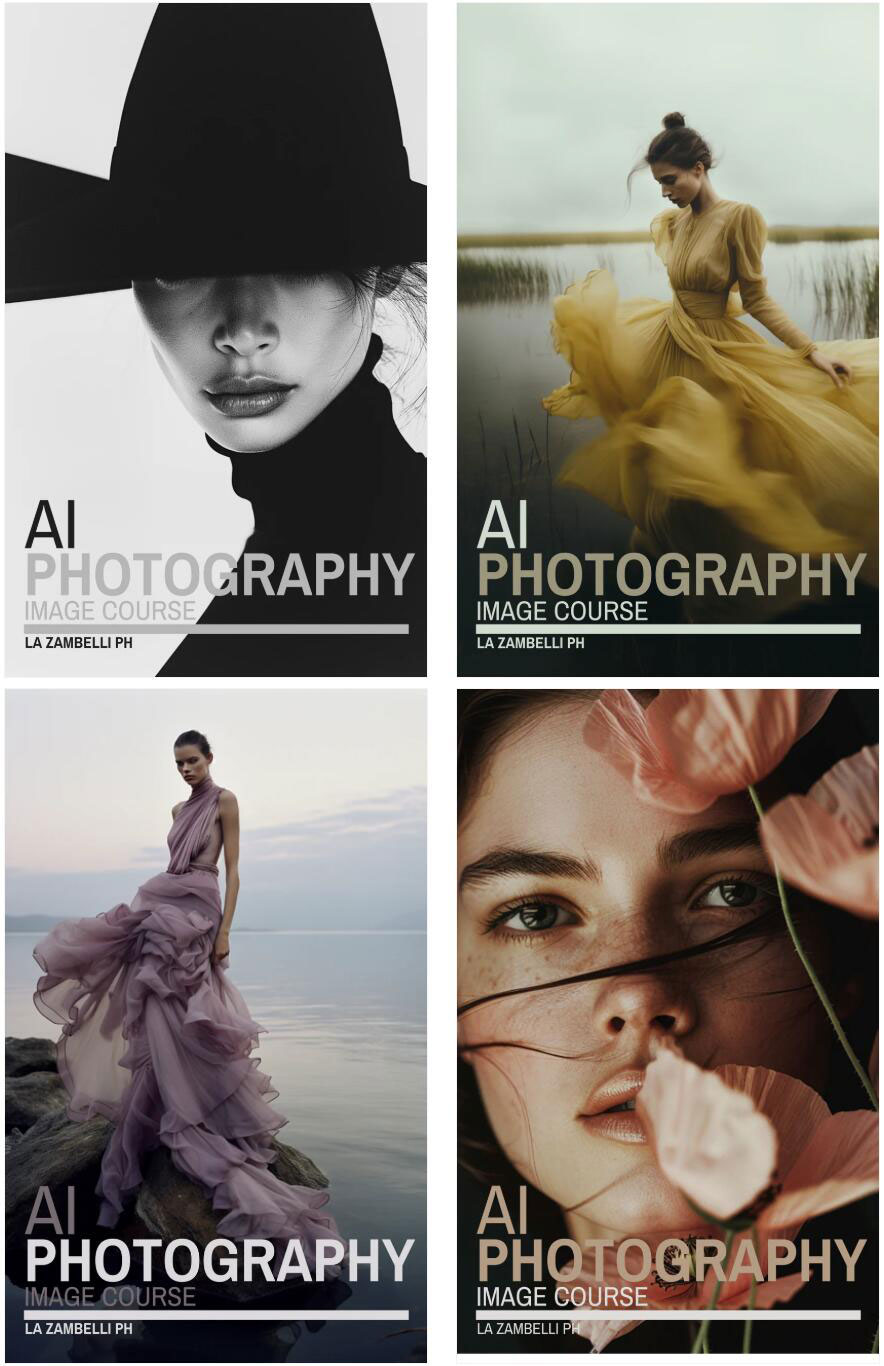大师课程：独特AI人工智能摄影摄像艺术视频课程 Laura Zambelli - IMAGES AI 设计教程 sucaiwan.com