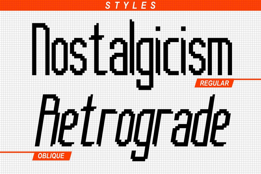 现代复古像素风杂志海报徽标设计无衬线英文字体安装包 Thuman Pixel – 8Bit Tall Sans Font 设计素材 第6张-素材湾丨精选海外优质设计素材资源 现代复古像素风杂志海报徽标设计无衬线英文字体安装包 Thuman Pixel – 8Bit Tall Sans Font 设计素材 sucaiwan.com