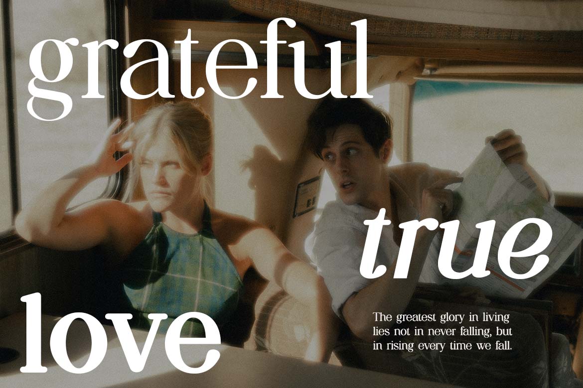 英文字体:优雅复古杂志婚礼请柬网站设计衬线英文字体安装包 Forestyland Retro Serif Family Font , 第2张-素材湾丨精选海外优质设计素材资源 英文字体:优雅复古杂志婚礼请柬网站设计衬线英文字体安装包 Forestyland Retro Serif Family Font , sucaiwan.com