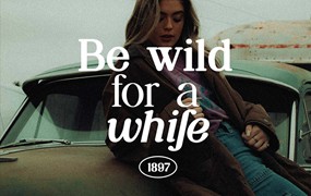 英文字体:优雅复古杂志婚礼请柬网站设计衬线英文字体安装包 Forestyland Retro Serif Family Font