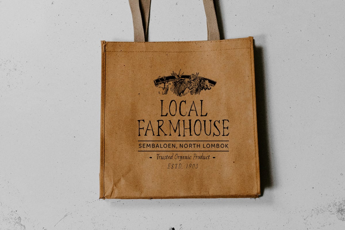 复古美式乡村花体无衬线手写装饰化妆品logo徽标徽章标题排版西文字体组合 Thrifted Attire , sucaiwan.com