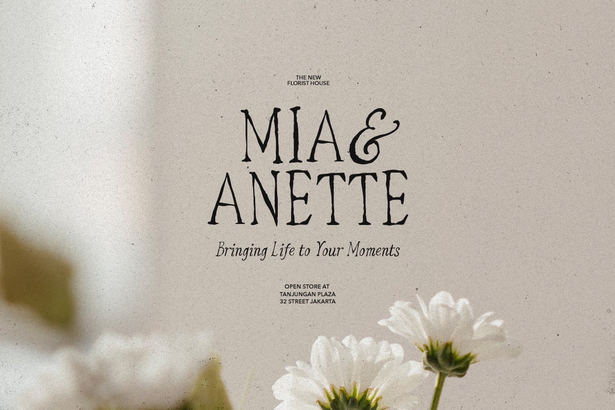 复古美式乡村花体无衬线手写装饰化妆品logo徽标徽章标题排版西文字体组合 Thrifted Attire , sucaiwan.com