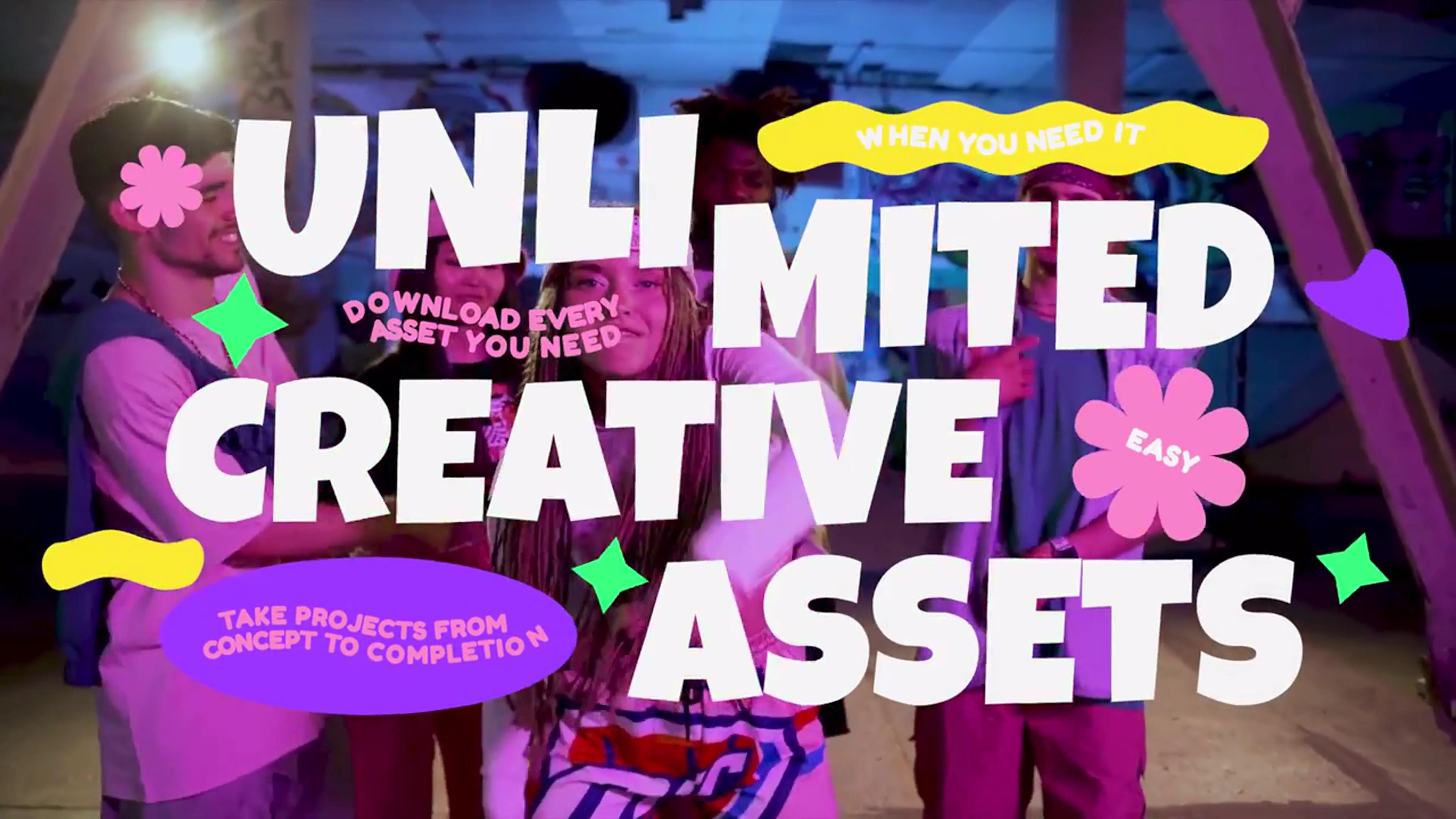 AE模板：7个多彩活力抽象都市艺术文字标题动画 Wonky Titles , sucaiwan.com