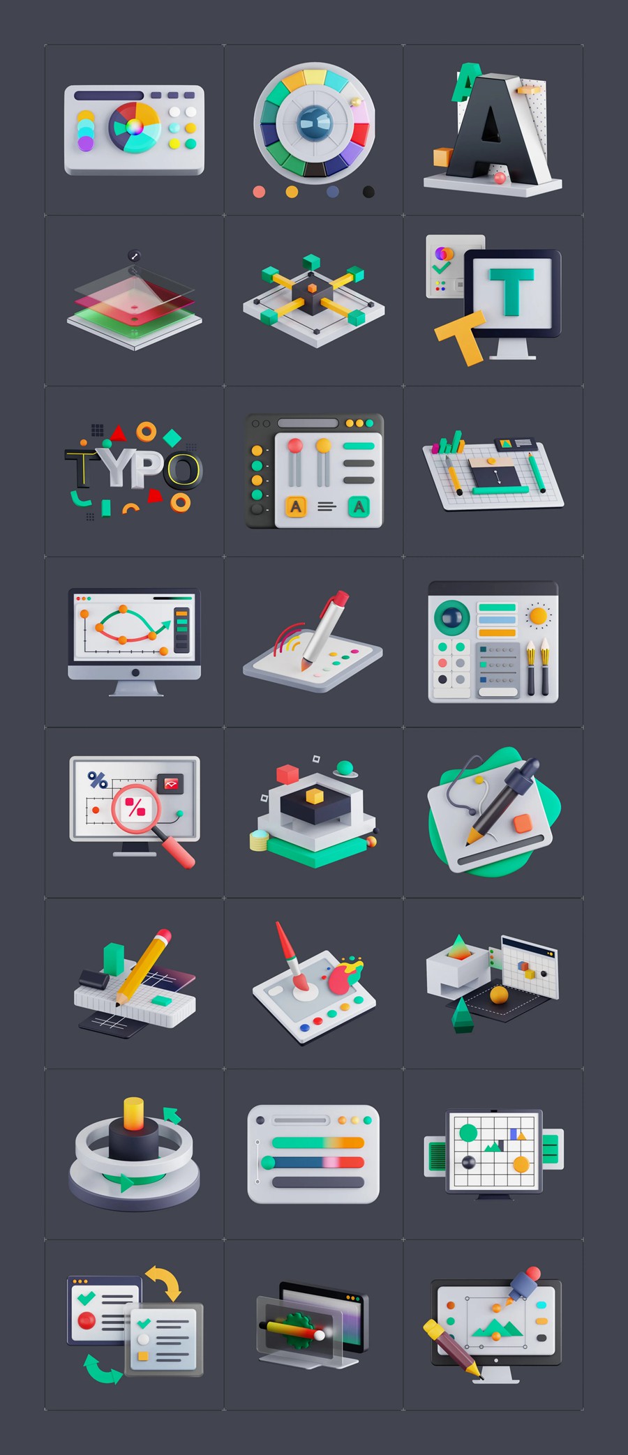 35款专业教育教学学习3D插图图标Icons设计Blender/Fbx/Png格式素材 Graphic Design 3d Render 图标素材 第5张-素材湾丨精选海外优质设计素材资源 35款专业教育教学学习3D插图图标Icons设计Blender/Fbx/Png格式素材 Graphic Design 3d Render 图标素材 sucaiwan.com