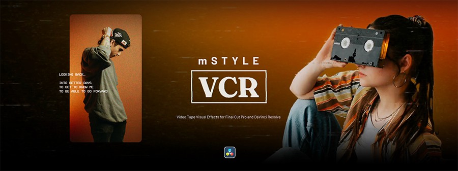 MotionVFX - mStyle VCR 复古VHS时代美学老派电影旧磁带故障失真纹理模拟达芬奇预设效果 插件预设 第3张-素材湾丨精选海外优质设计素材资源 MotionVFX - mStyle VCR 复古VHS时代美学老派电影旧磁带故障失真纹理模拟达芬奇预设效果 插件预设 sucaiwan.com
