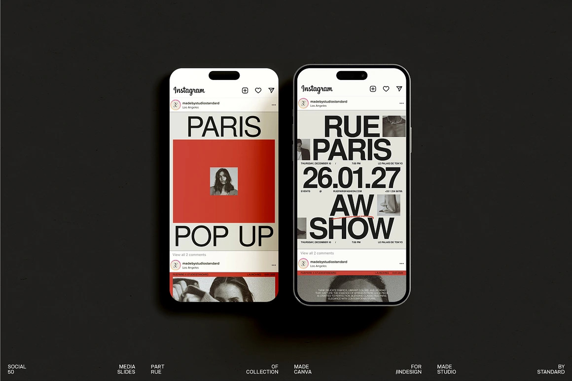 50款现代优雅极简社交媒体小红书海报封面图文排版设计ID模板&Canva在线模板设计套装RUE Social Media Kit 幻灯图表 第1张-素材湾丨精选海外优质设计素材资源 50款现代优雅极简社交媒体小红书海报封面图文排版设计ID模板&Canva在线模板设计套装RUE Social Media Kit 幻灯图表 sucaiwan.com