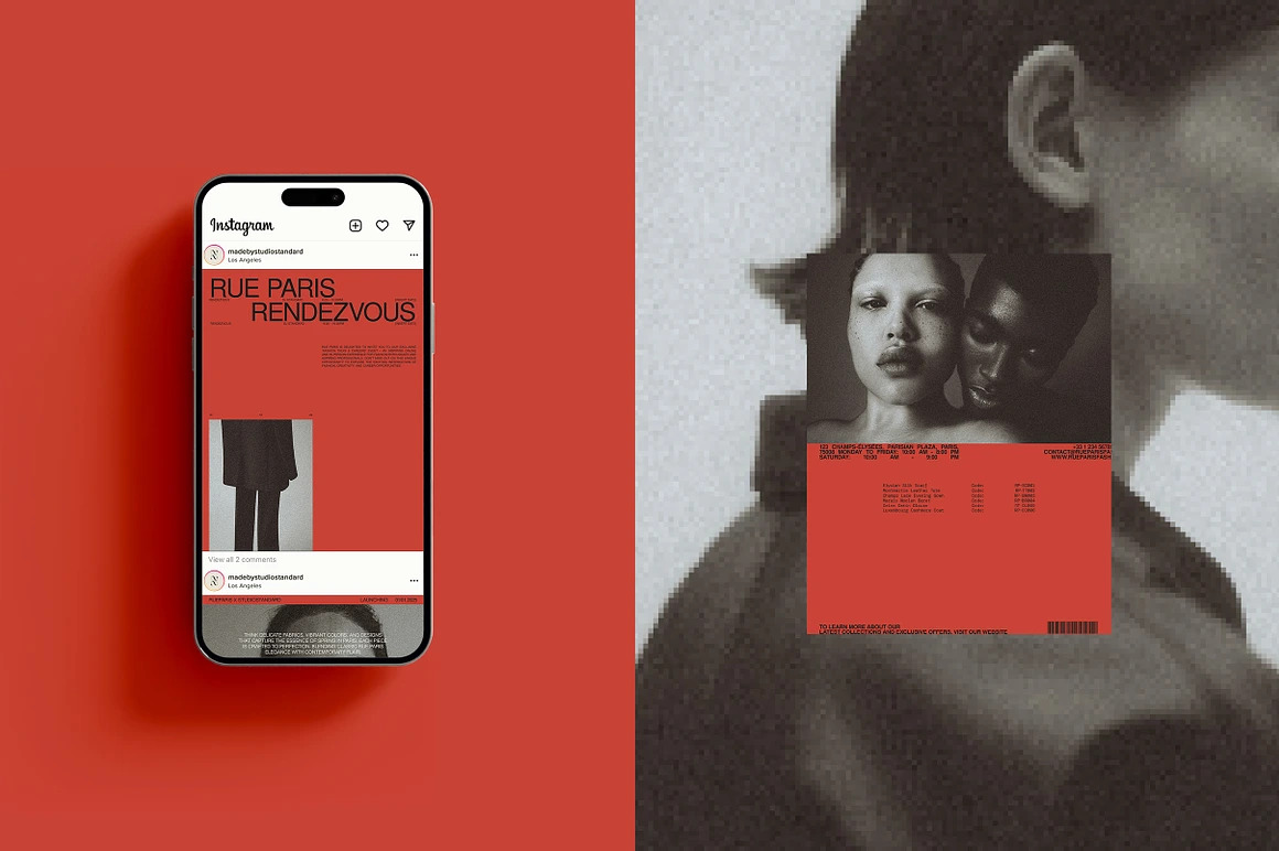 50款现代优雅极简社交媒体小红书海报封面图文排版设计ID模板&Canva在线模板设计套装RUE Social Media Kit 幻灯图表 第8张-素材湾丨精选海外优质设计素材资源 50款现代优雅极简社交媒体小红书海报封面图文排版设计ID模板&Canva在线模板设计套装RUE Social Media Kit 幻灯图表 sucaiwan.com