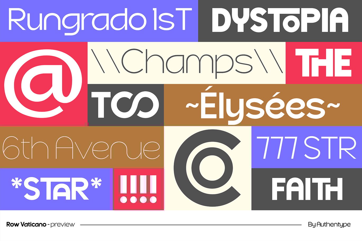 时尚简约品牌海报徽标设计无衬线英文字体安装包 Row Vaticano 设计素材 第3张-素材湾丨精选海外优质设计素材资源 时尚简约品牌海报徽标设计无衬线英文字体安装包 Row Vaticano 设计素材 sucaiwan.com