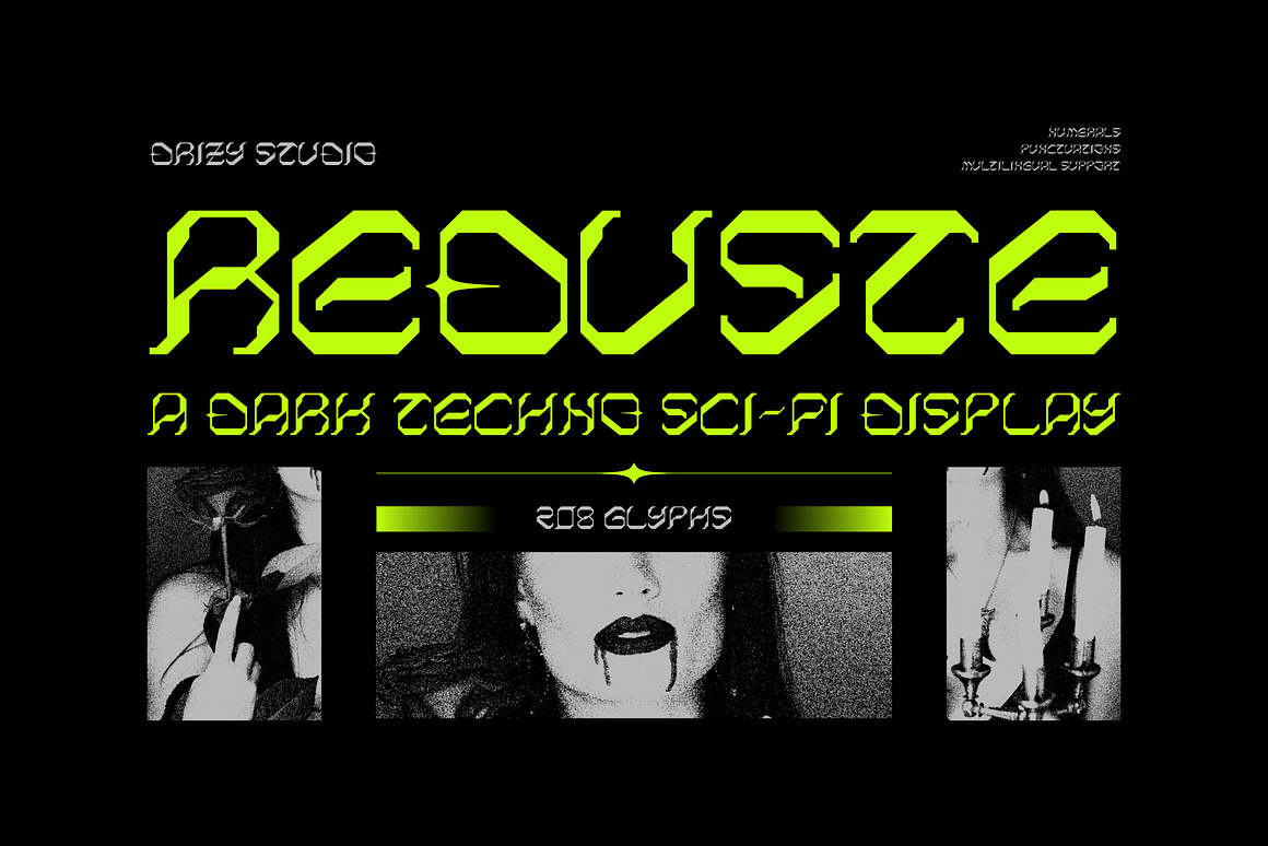 未来科幻赛博朋克杂志海报封面设计无衬线英文字体安装包 Reduste – Dark Techno Sci-Fi Font 设计素材 第1张-素材湾丨精选海外优质设计素材资源 未来科幻赛博朋克杂志海报封面设计无衬线英文字体安装包 Reduste – Dark Techno Sci-Fi Font 设计素材 sucaiwan.com