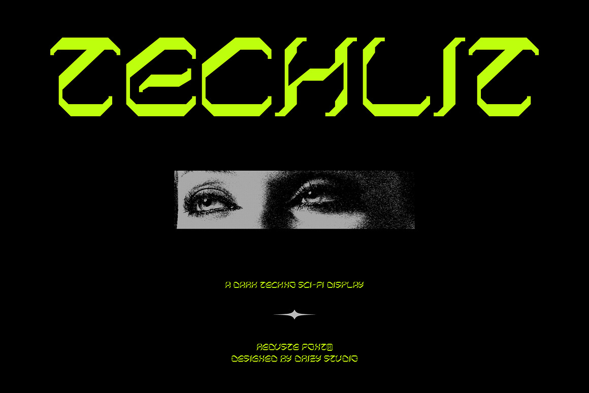 未来科幻赛博朋克杂志海报封面设计无衬线英文字体安装包 Reduste – Dark Techno Sci-Fi Font 设计素材 第2张-素材湾丨精选海外优质设计素材资源 未来科幻赛博朋克杂志海报封面设计无衬线英文字体安装包 Reduste – Dark Techno Sci-Fi Font 设计素材 sucaiwan.com