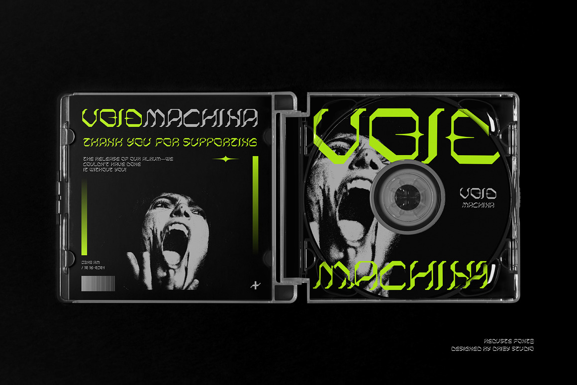 未来科幻赛博朋克杂志海报封面设计无衬线英文字体安装包 Reduste – Dark Techno Sci-Fi Font 设计素材 第8张-素材湾丨精选海外优质设计素材资源 未来科幻赛博朋克杂志海报封面设计无衬线英文字体安装包 Reduste – Dark Techno Sci-Fi Font 设计素材 sucaiwan.com