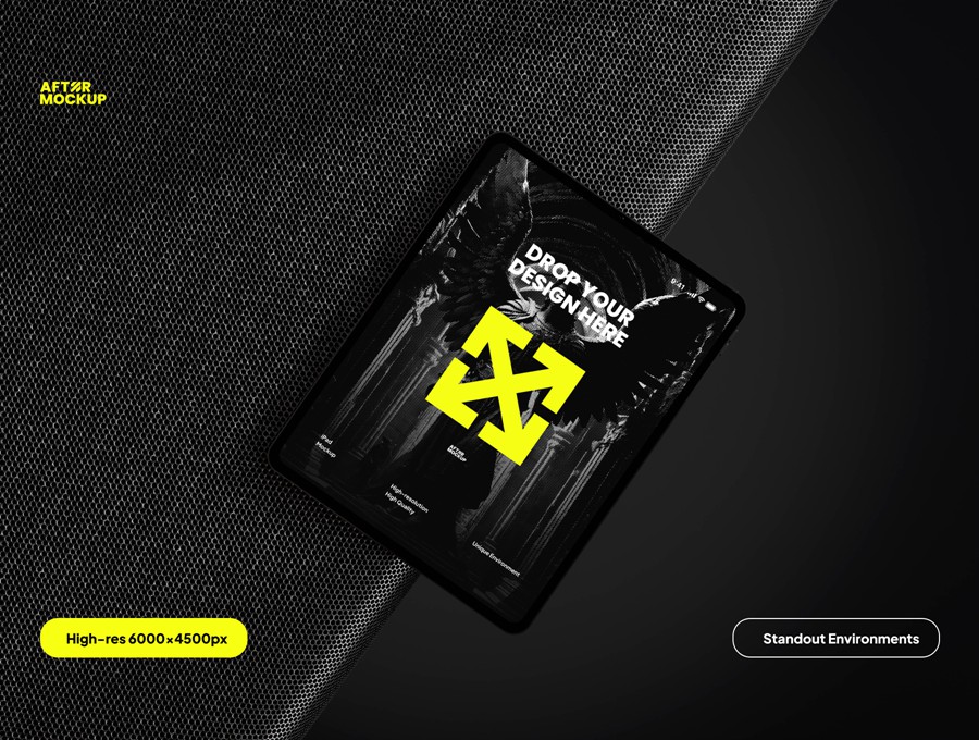 5款暗黑工业风IPad平板电脑UI界面屏幕设计展示PSD样机套装Mikaila iPad Mockups 样机素材 第4张-素材湾丨精选海外优质设计素材资源 5款暗黑工业风IPad平板电脑UI界面屏幕设计展示PSD样机套装Mikaila iPad Mockups 样机素材 sucaiwan.com