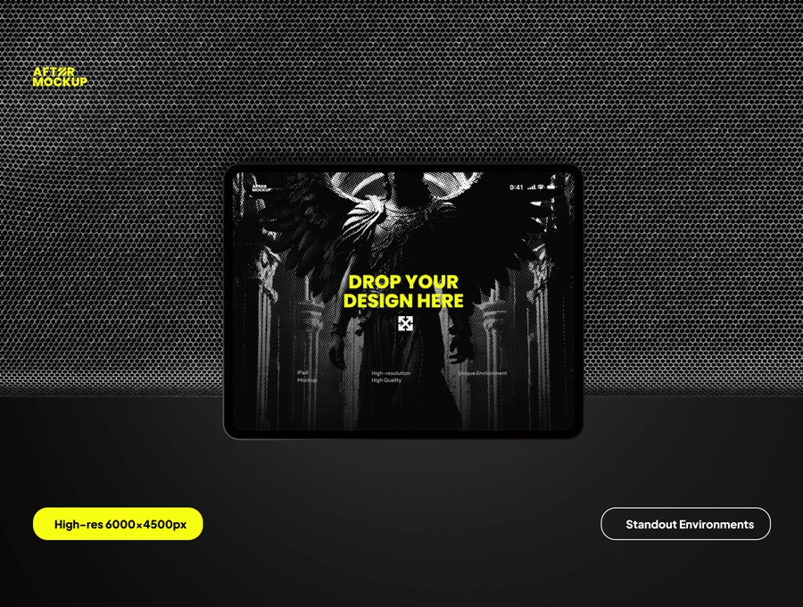 5款暗黑工业风IPad平板电脑UI界面屏幕设计展示PSD样机套装Mikaila iPad Mockups 样机素材 第5张-素材湾丨精选海外优质设计素材资源 5款暗黑工业风IPad平板电脑UI界面屏幕设计展示PSD样机套装Mikaila iPad Mockups 样机素材 sucaiwan.com