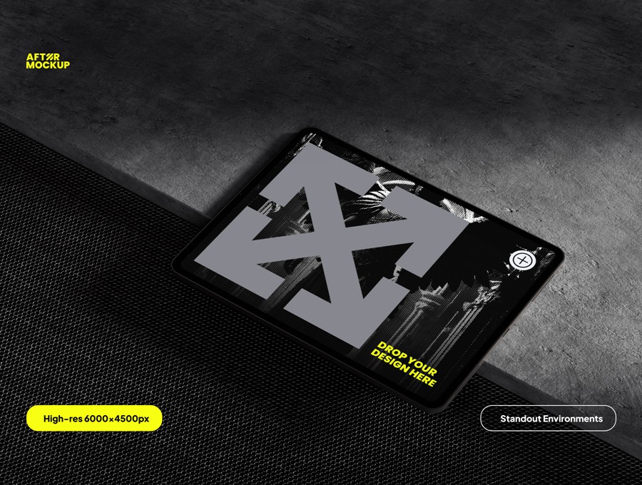 5款暗黑工业风IPad平板电脑UI界面屏幕设计展示PSD样机套装Mikaila iPad Mockups 样机素材 第6张-素材湾丨精选海外优质设计素材资源 5款暗黑工业风IPad平板电脑UI界面屏幕设计展示PSD样机套装Mikaila iPad Mockups 样机素材 sucaiwan.com